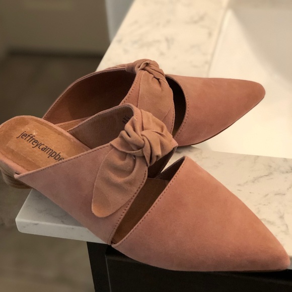 Jeffrey Campbell Shoes - JEFFREY CAMPBELL BLUSH CHARLIN BOW MULE SIZE 7